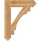 Ekena Millwork Merced Arts & Crafts Rough Sawn Bracket, Western Red Cedar, 6"W x 30"D x 38"H BKT06X30X38MRC03RWR - alternate 4